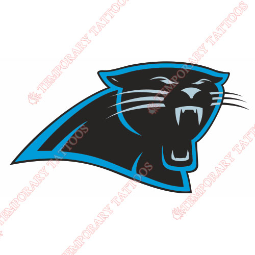 Carolina Panthers Customize Temporary Tattoos Stickers NO.444